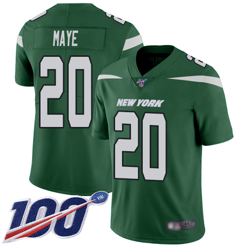 New York Jets Limited Green Men Marcus Maye Home Jersey NFL Football #20 100th Season Vapor Untouchable